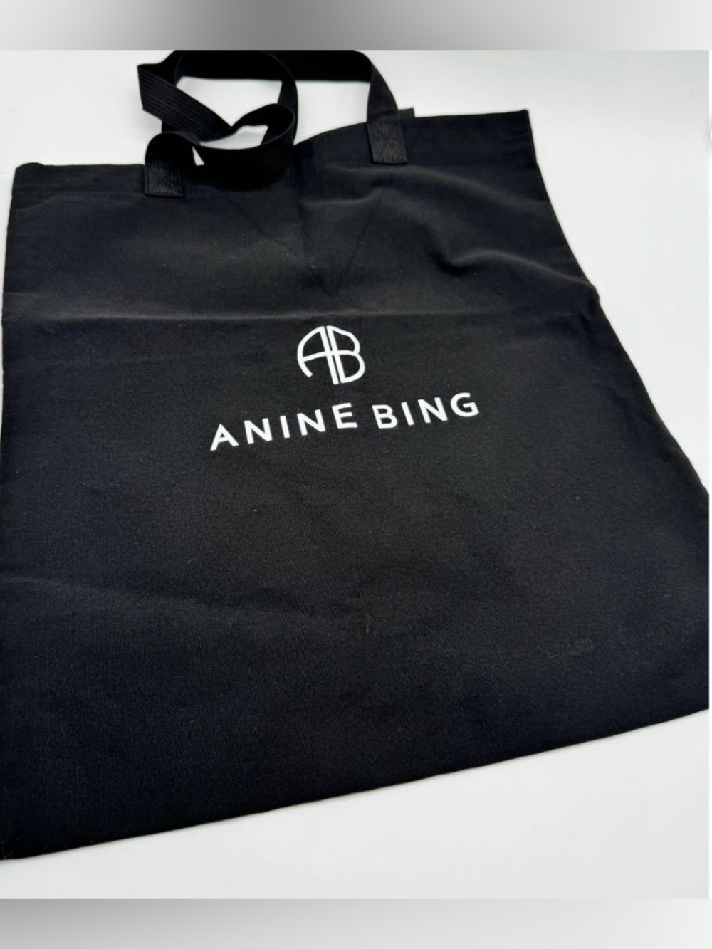 Anine Bing Canvas Shopping Tote Bag